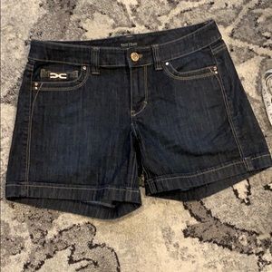 WHBM dressy denim shorts